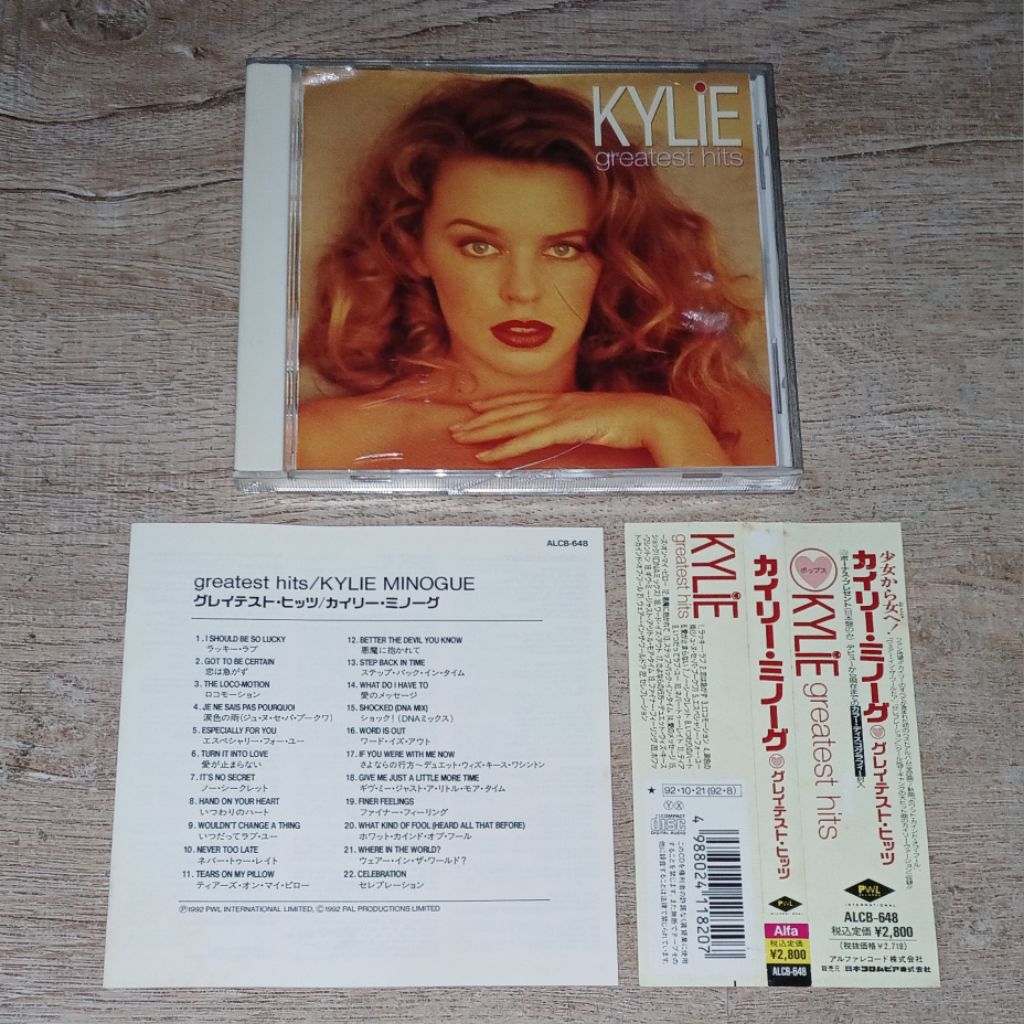 Kylie Minogue ซีดี CD Album Greatest Hits Japan Edition
