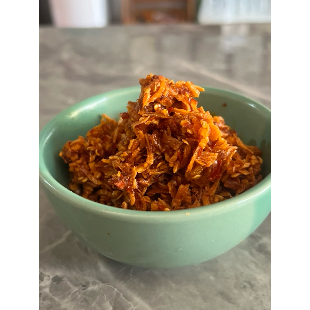 พริกผัดหอมเจียวน้ำมันมะพร้าวคีโตไม่มีผงชูรสราคา69บาทน้ำหนักสุทธิ130กรัม - รูปที่ 3