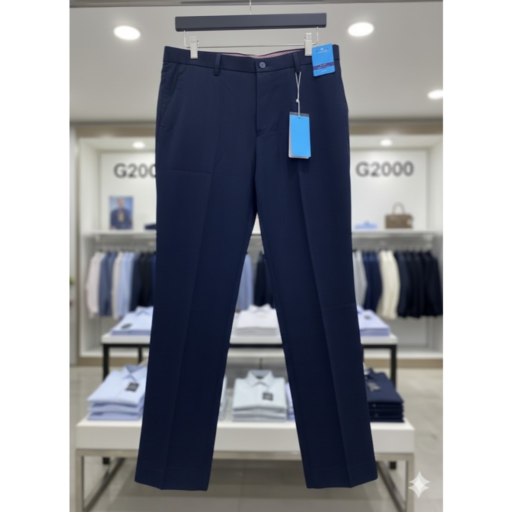 กางเกงขายาวผู้ชาย แบรนด์ G2000 สีกรมท่า