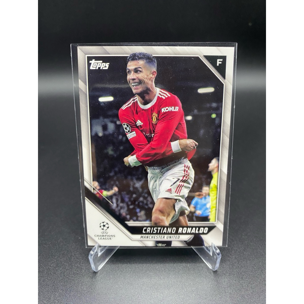 การ์ดฟุตบอล ⚽️ Cristiano Ronaldo | 2021/22 Topps UEFA Champions League – Base Card