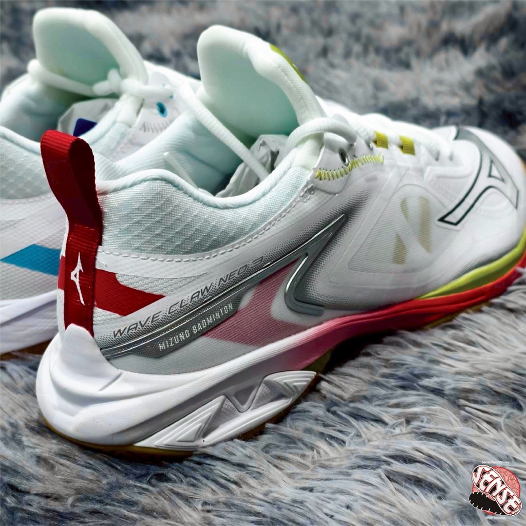 🌈✨.ใส่โค้ดSENSEI300ลด10%🌈✨รองเท้าสีทูโทนWAVE CLAW NEO3 อินดอร์/แบดมินตัน มิซูโน่  By SenseiSportsShoesพร้อมส่ง - รูปที่ 4