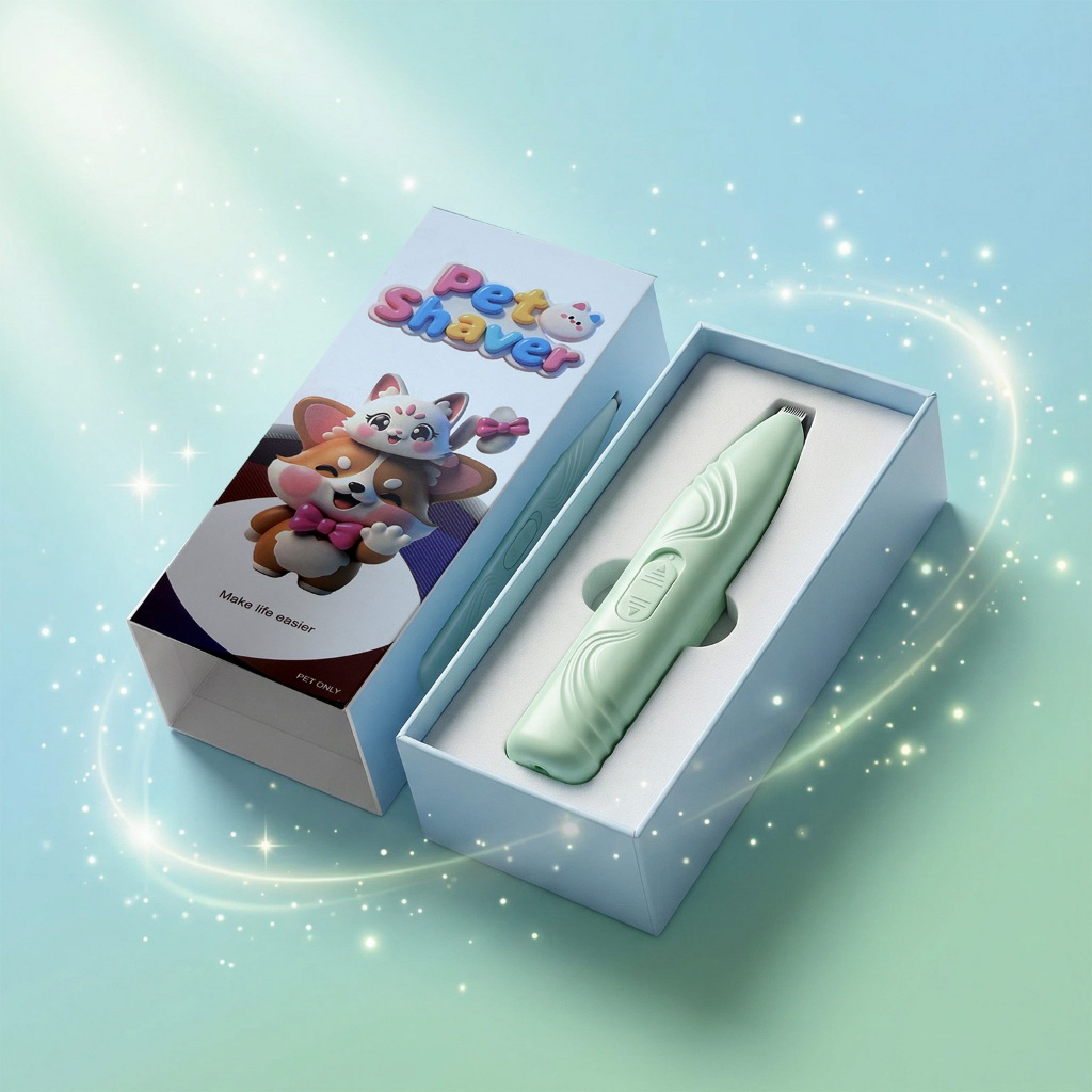 Boqi Factory ปัตตาเลี่ยนตัดขนสัตว์เลี้ยง  ตัดขนซอกเท้า ขนรอบตา ขนหาง สะโพกและใบหู แบบใส่ถ่าน M1 รูปที่ 6
