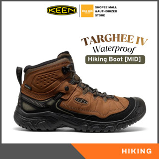 KEEN Men's Targhee IV Waterproof Hiking Boot [MID] (BISON/BL…