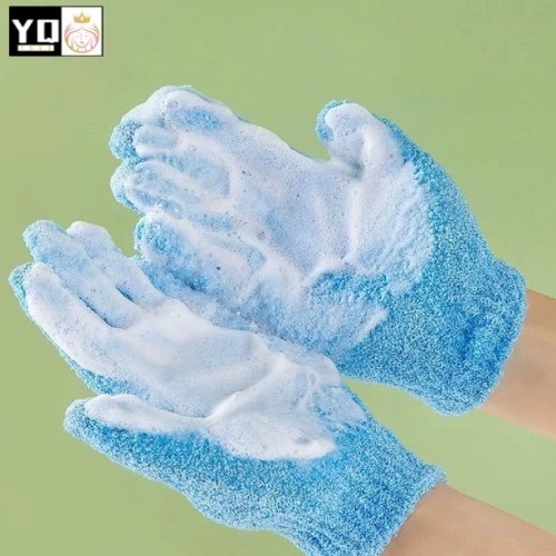 caratti ถุงมืออาบน้ำขัดผิว ขจัดเซลล์ผิว ไม่บาดผิว  ของแท้ พร้อมส่งจากไทย thumbnail 4