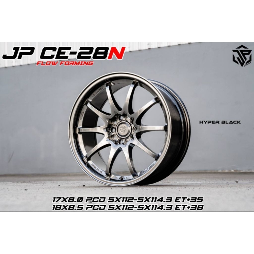 ล้อCE-28N (ล้อเบา) ขอบ17x8.0 /5x112 -114.3/ ET+35(งานJP รับประกัน 1ปี)