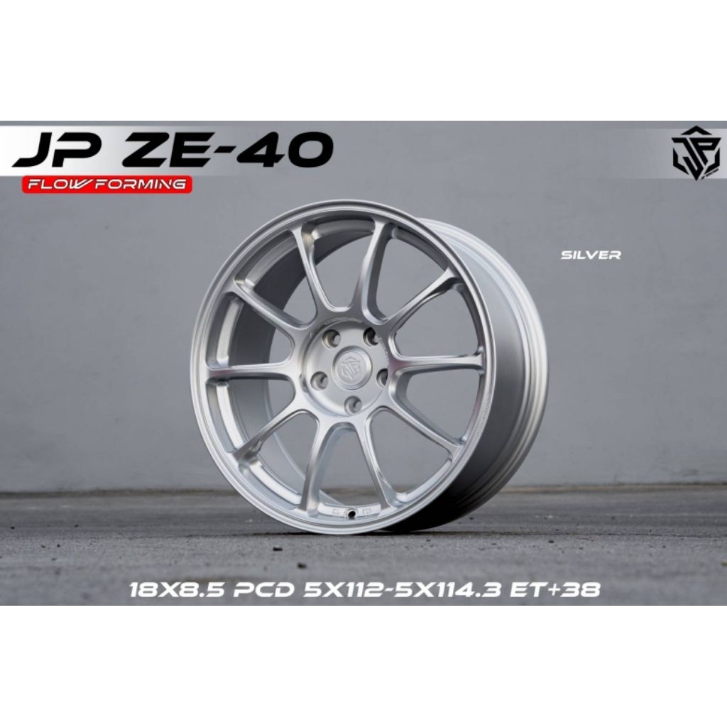 ล้อZE-40 (ล้อเบา)18x8.5 /5x112 -114.3/ ET+38(งานJP รับประกัน 1ปี)