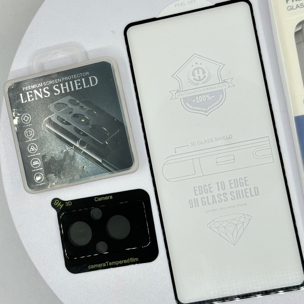 1แถม1 เลนส์กล้อง3D+ฟิลม์กระจกเต็มจอ สำหรับOPPO A76 A77(5g) A77s A78 A95(5g) A96 A98 สินค้าตรงรุ่น พร