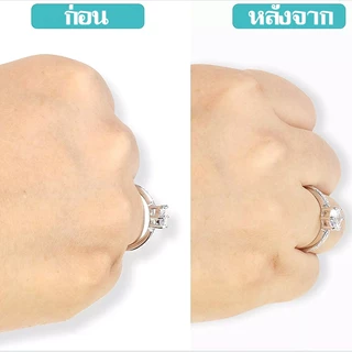 กันแหวนหลวม อุปกรณ์ปรับขนาดแหวน แบบใส 8 ขนาดต่อเซ็ต ที่รองแหวนหลวม
