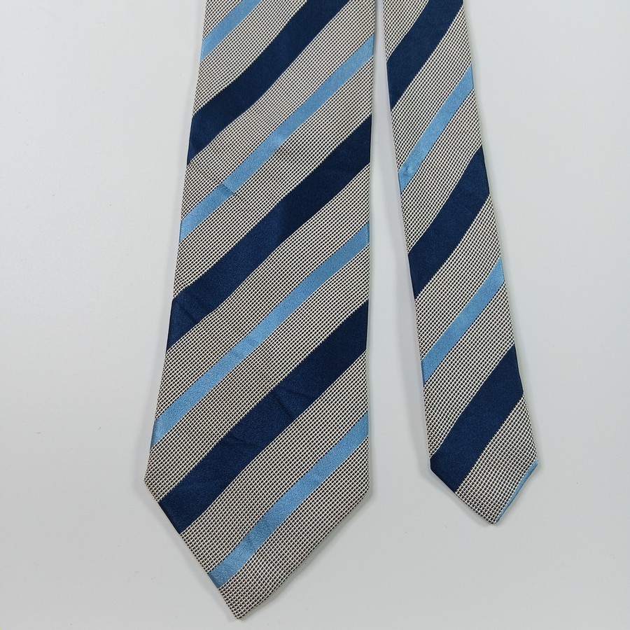 เนคไท Ermenegildo Zegna Men's Repp Tie Made in Italy # 5398