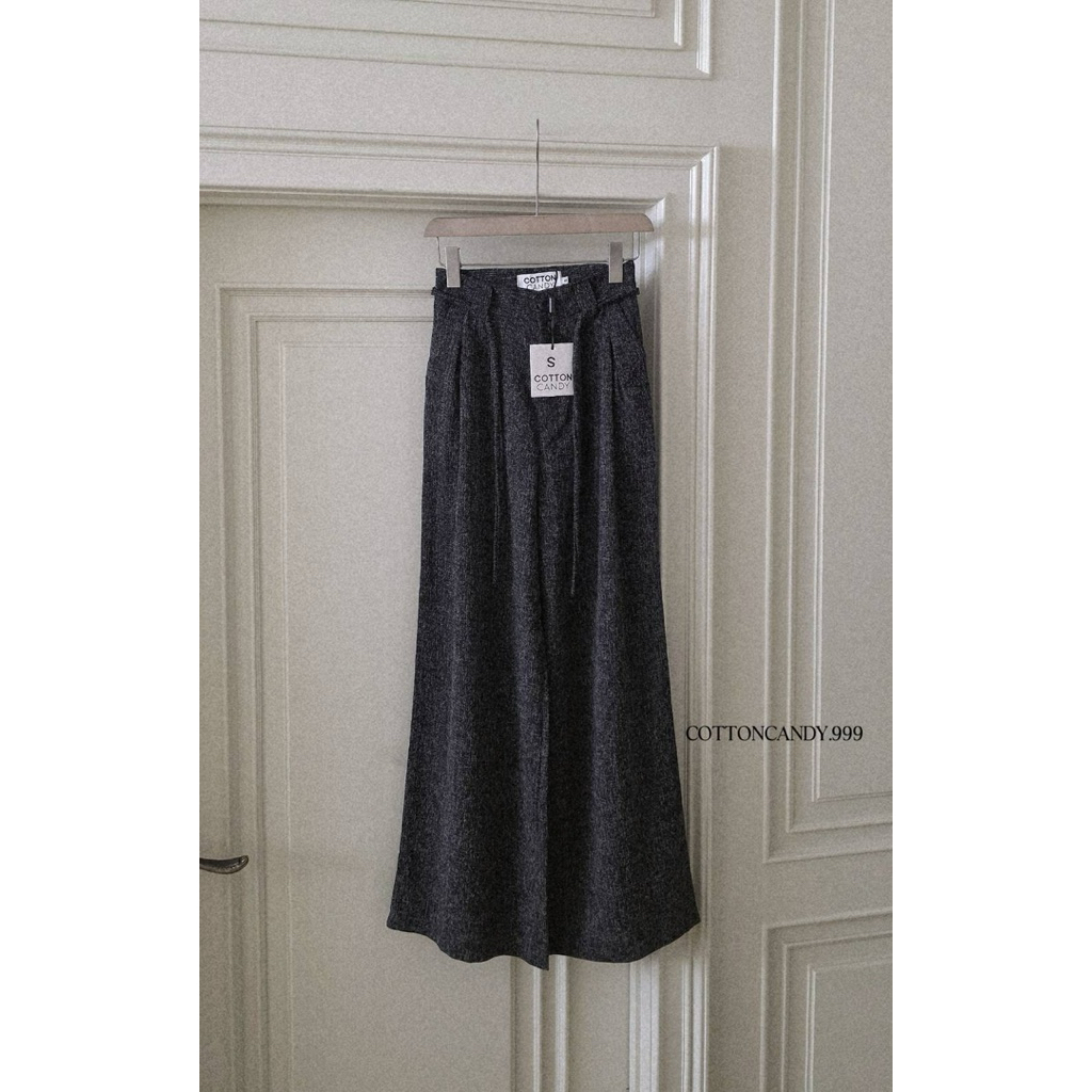 🚨โค้ดลดเหลือ 383.- Cottoncandy 🎧New Poppy korea pants กางเกงผ้าทอทวีตเนื้อดีมากๆ ใส่สวย ทิ้งตัว พลางหุ่นผอมเพรียว - รูปที่ 7