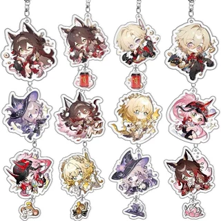 [พร้อมส่ง] พวงกุญแจ ตัวละคร เกมส์ ฮงไก ฮงไค ฮนไค สตาร์เรล Game Honkai Star Rail HSR Keychain Aventurine Mydei