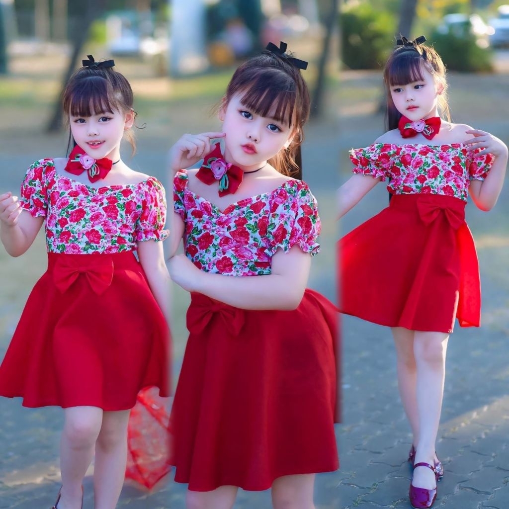 ชุดทองกวาวเด็ก ชุดย้อนยุค สุดเก๋ มีหลายแบบรวมไว้ทีนี้  สวยไฉไลทุกแบบ ชุดลายดอก ชุดแนวลูกทุ่ง ชุดซัมเมอร์ เสื้อผ้าเด็ก