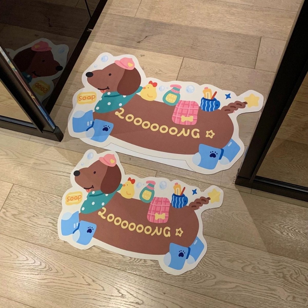 COJOYE พรมเช็ดเท้า 50X80cm พรมห้องน้ํา ซับน้ำได้ดี แผ่นดูดซับโคลนไดอะตอม กันลื่น PU-แห้งไ พร้อมส่ง รูปที่ 6