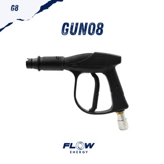 Flow Energy - ปืนฉีดน้ำแรงดันสูงรุ่น G8 พร้อมข้อต่อสวมเร็วขนาด M11.8 (1/4 หรือ 2 หุน) และปลายปืน G8 เกลียวใน M14*1.5 mm