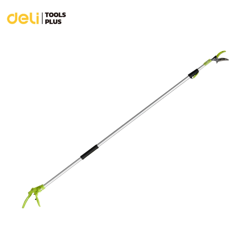 Deli กรรไกรเก็บผลไม้ กรรไกรตัดกิ่ง ยืดสไลด์ 1.8-4m ใบมีด SK5 ตัดสะดวก ทนทาน ใช้งานง่าย Fruit picking