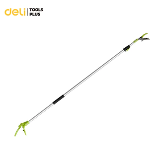 Deli กรรไกรเก็บผลไม้ กรรไกรตัดกิ่ง ยืดสไลด์ 1.8-4m ใบมีด SK5 ตัดสะดวก ทนทาน ใช้งานง่าย Fruit picking