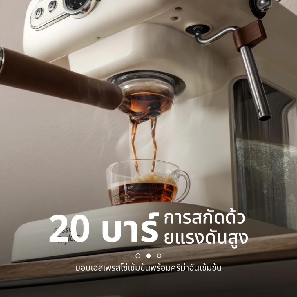 Russell Taylors เครื่องชงกาแฟสด Retro Coffee Espresso Machine EM2 กาแฟเเคปซูล Capsule Holder thumbnail 5