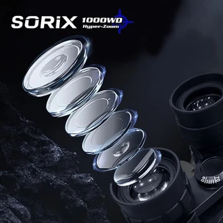 กล้องส่องทางไกล SORIX 1000WD เลนส์มัลติโค้ท ชัดกว่าเลนส์ทั่วไป 3 เท่า💢 ✅ส่องได้ไกล ภาพคมชัดขอบไม่เบลอ ✅เลนส์ภาพสว่าง