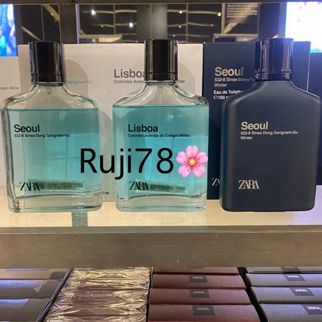 น้ำหอมผู้ชาย Zara กลิ่นเมือง Seoul Lisboa Seoul Winter ขนาด 100 ml
