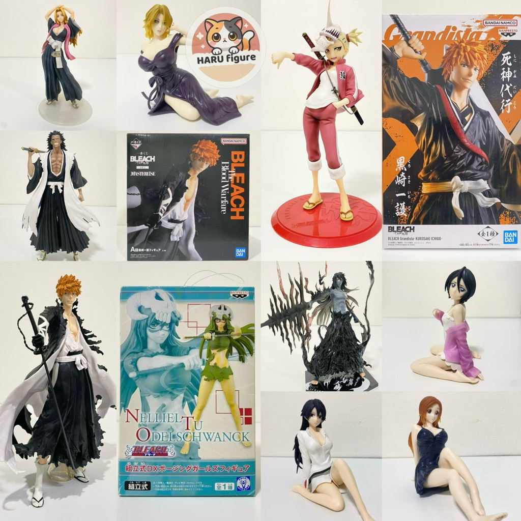 [พร้อมส่ง/มือ1-2/ของแท้] รวมฟิกเกอร์ BLEACH บรีช เทพมรณะ Ichigo Rukia Nel Hiyori Rangiku Kenpachi Fi