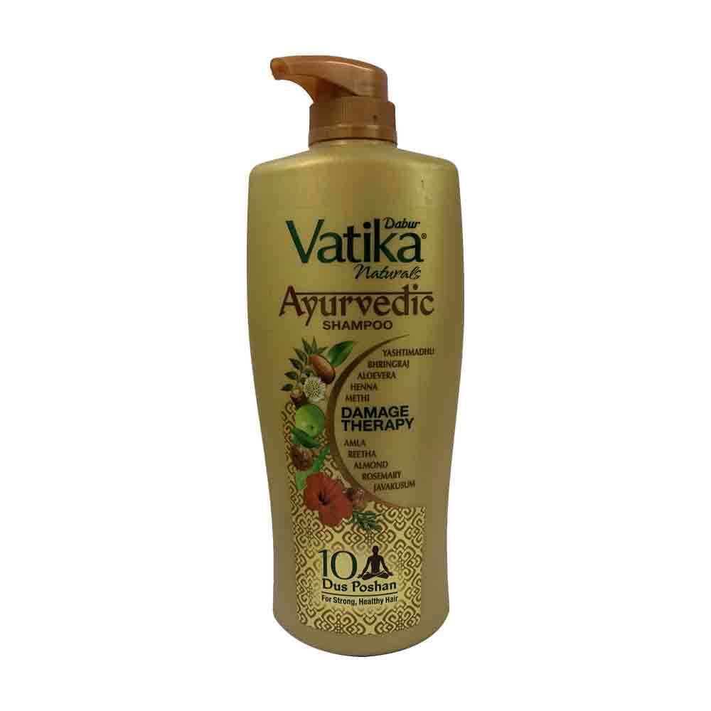 Dabur Vatika Ayurvedic Shampoo - 340ml | For Hair Fall Control & Damage free Strong and Shiny hair 340ml