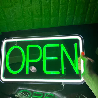 ป้ายไฟLED ป้ายไฟopen ป้ายไฟร้าน ป้ายไฟcoffee open ป้ายไฟขายยา 42x22cm ตัวเลือกหลายสี