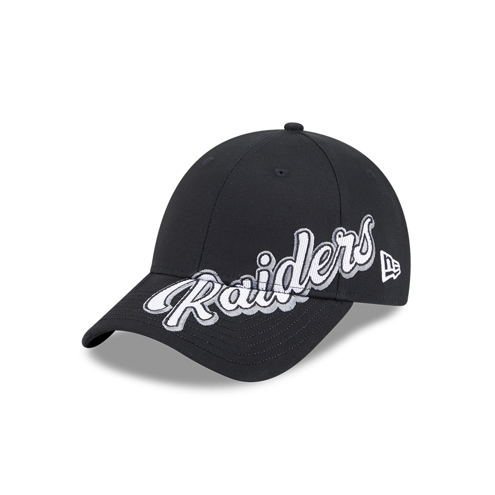 New Era หมวกรุ่น LAS VEGAS RAIDERS MIX LEAGUE CROSS PANELS BLACK 9FORTY CAP