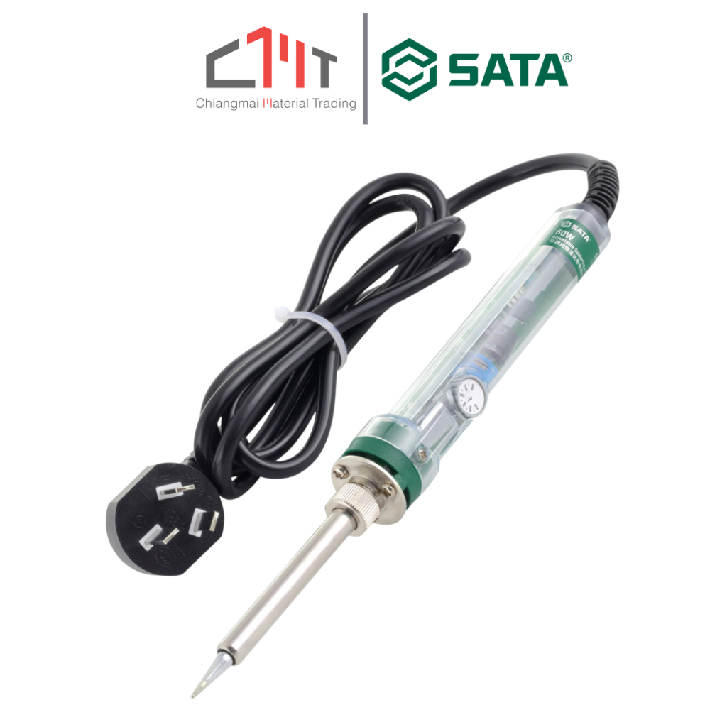 SATA หัวแร้งบัดกรีปรับแรงได้ 60W No.03200  Adjustable Thermostatic Soldering Iron 60W