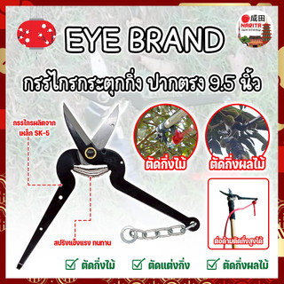 EYE BRAND กรรไกรตัดกิ่ง กระตุกกิ่ง ปากตรง 9.5 นิ้ว เกรดญี่ปุ่น (NK)