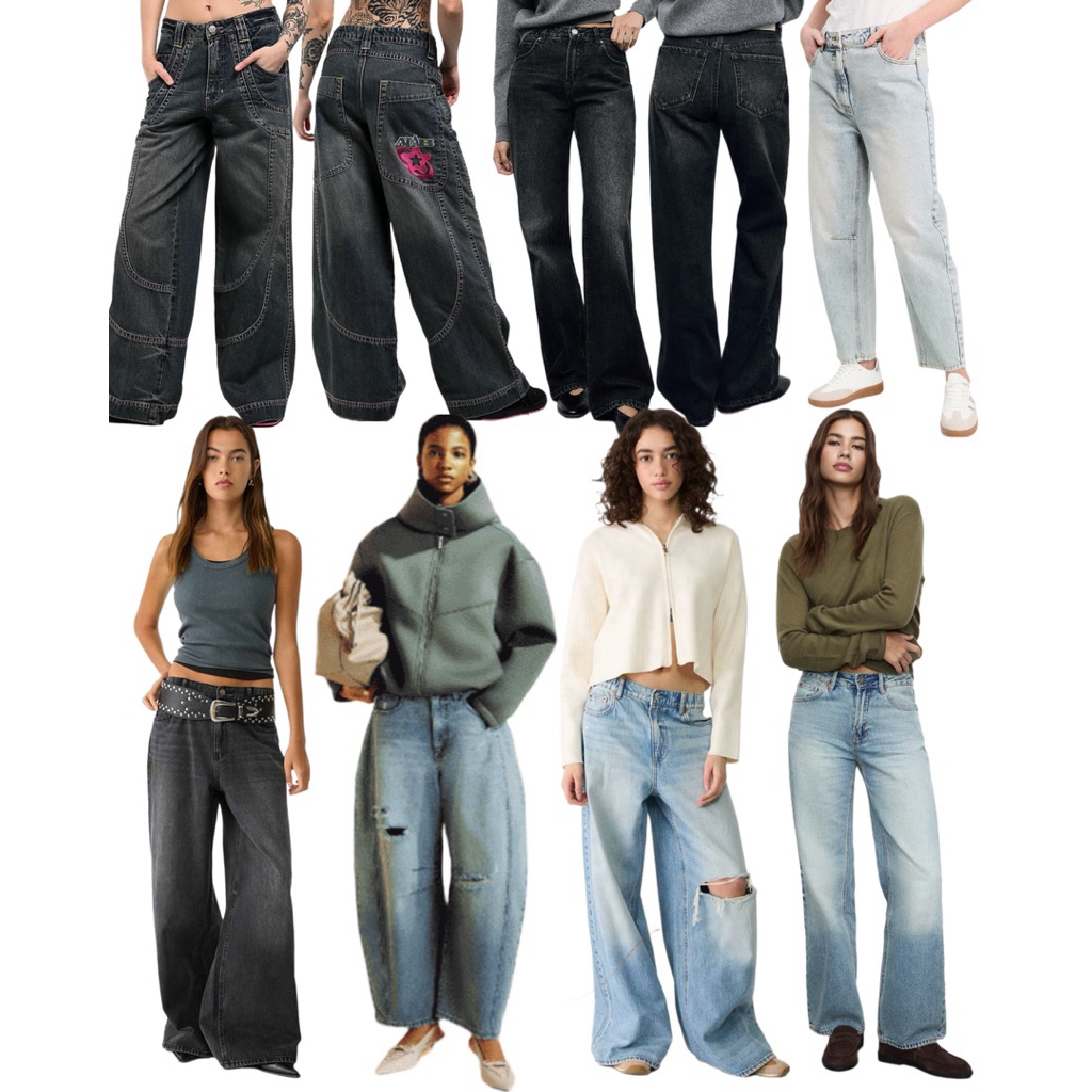 (ของแท้💯) Stradivarius / A.Lab / Scoop รวมกางเกงยีนส์แบรนด์แท้ ทรงสวย มีหลายรุ่น