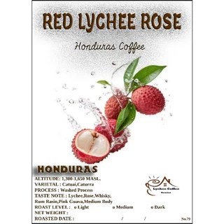 เมล็ดกาแฟเกรดA เมล็ดกาแฟคั่ว 79 RED LYCHEE ROSE กาแฟสูตรพิเศษ กาแฟบด Honduras Coffee ส่งไว