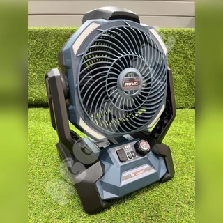 ROWEL พัดลม ไร้สาย 20V รุ่น DFA750RX-S (โฉมใหม่) มีตัวเลือก แบตและแท่นชาร์จ ขนาด 8" CORDLESS FAN พัดลมตั้งโต๊ะ แคมป์ปิ้ง