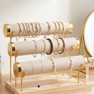 ออแกไนเซอร์เครื่องประดับ ตัวจัดเก็บสร้อยข้อมือ โลหะหลายชั้น …