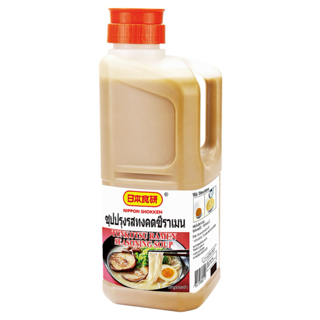 เบสซุปกระดูกหมู ทงคตซึราเมน Nihon shokken Tonkotsu Ramen Soup 2 KG.