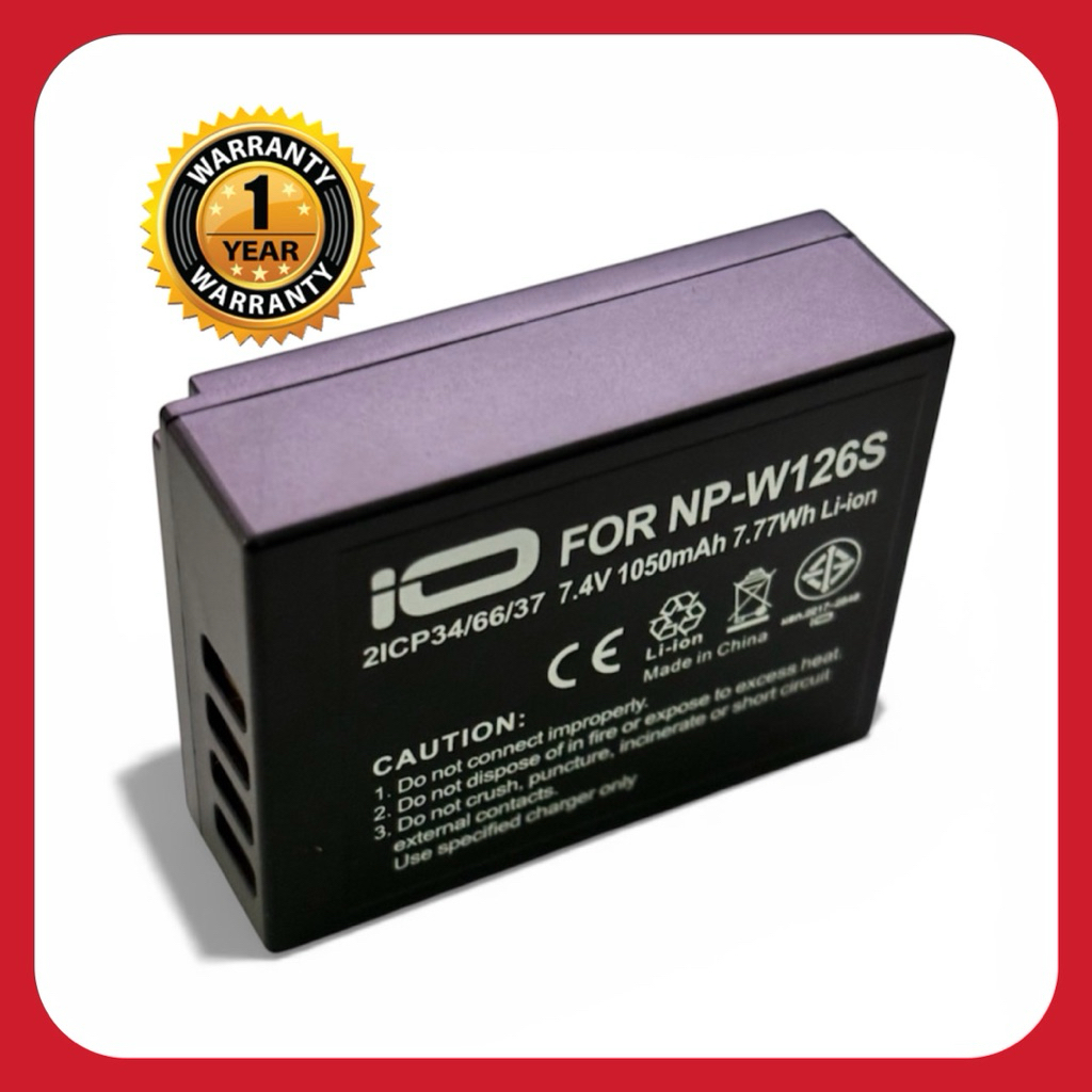 แบตเตอรี่ กล้องฟูจิ NP-W126/Fuji battery NP-W126s / NPW126s Battery แบตฟูจิ สำหรับกล้อง Fujifilmแบตเ