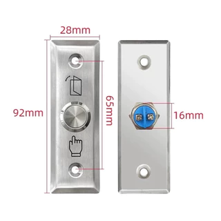 สวิทช์ปุ่มกด เข้า-ออก ประตู ( Exit Switch ) Stainless Steel สแตนเลส ทนทาน ร้านในไทยจร้า
