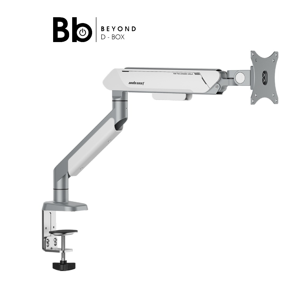 แขนจับจอมอนิเตอร์ ANDA SEAT Monitor Arm Stealth Pro II (AD-W-A9-1S-FW) White by BB Beyond D-Box