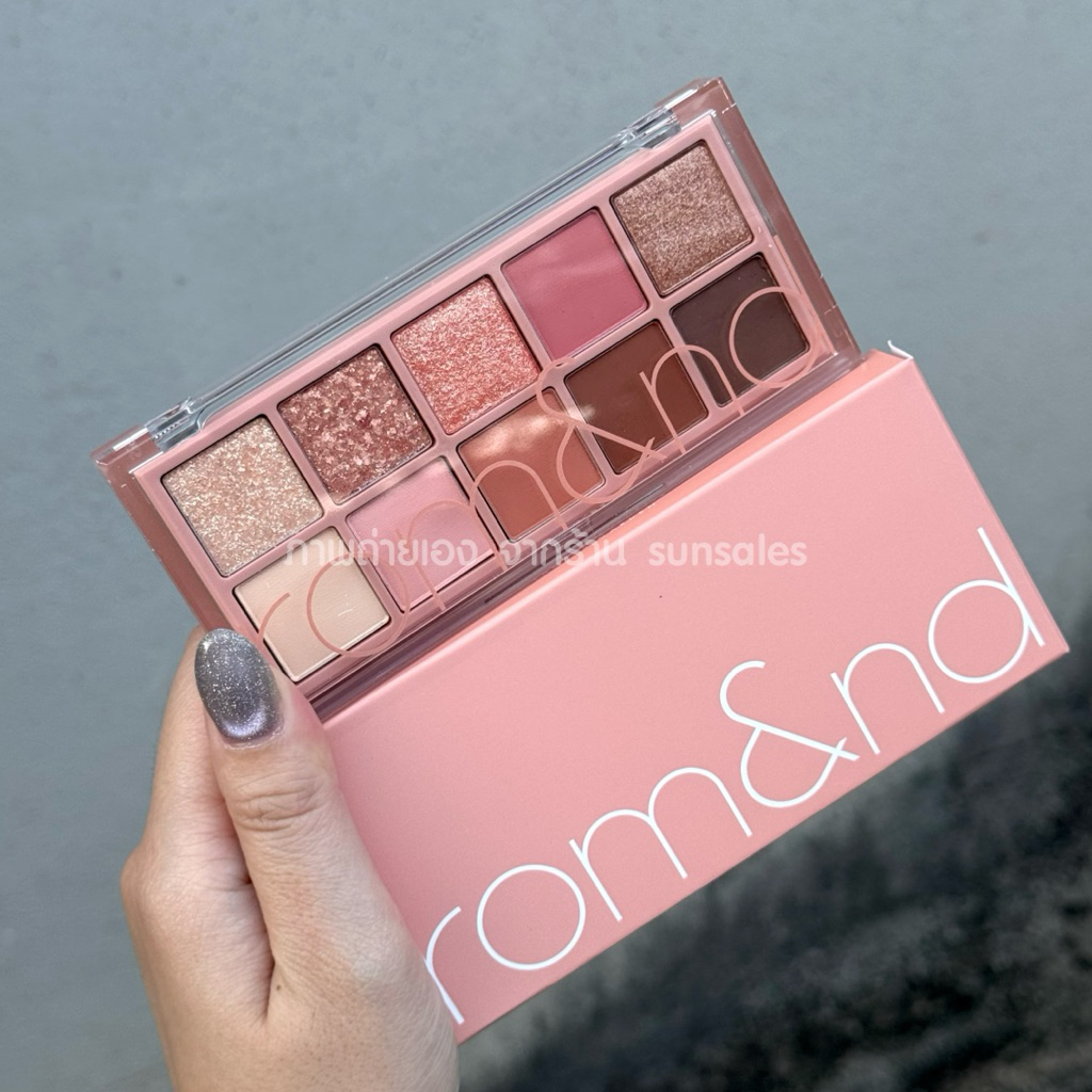 [พร้อมส่ง] อายแชโดร์ พาเลทแต่งตา Rom&nd Romand Better Than Palette