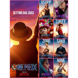 โปสเตอร์ ซีรีย์ วันพีซ One Piece ขนาด 11.5 X 12.5 นิ้ว (A3)