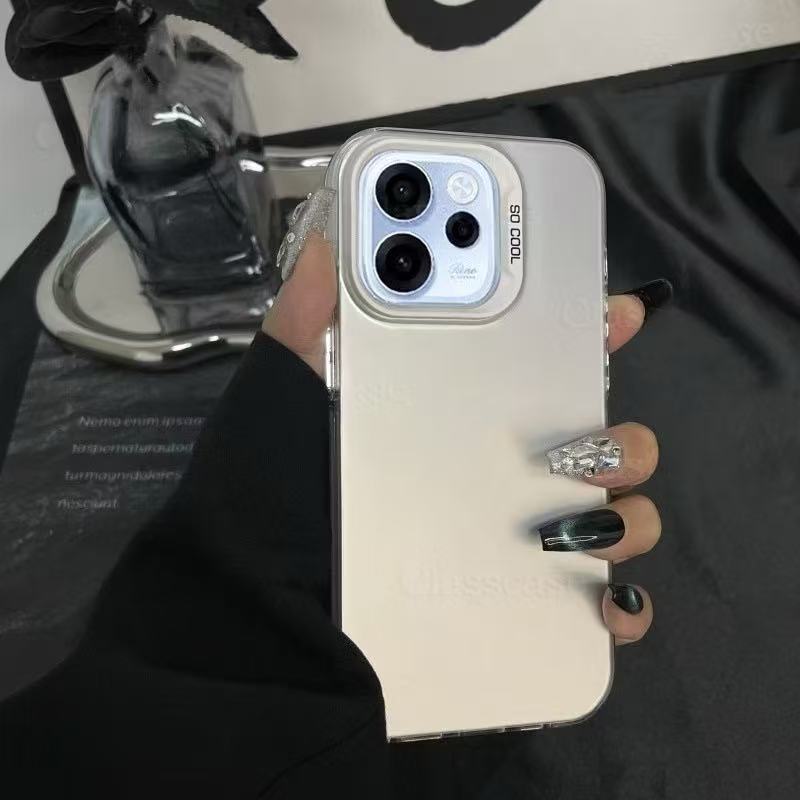 SoCool เคสกันกระแทก ผิวด้าน สำหรับ Oppo Reno15 Reno15Pro Max Reno15F Reno14 Pro Reno14F Reno13 Pro Reno13F เคส หลังแข็ง - รูปที่ 5