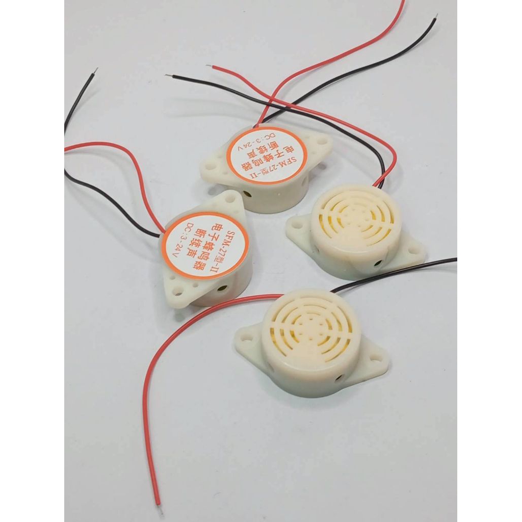 ถูกมาก! Buzzer 3-24V. ลำโพง Buzzer แบบ Active ให้เสียงดัปี๊ป ปี๊ป เมื่อจ่ายไฟให้ รับไฟได้ช่วงกว้าง 3
