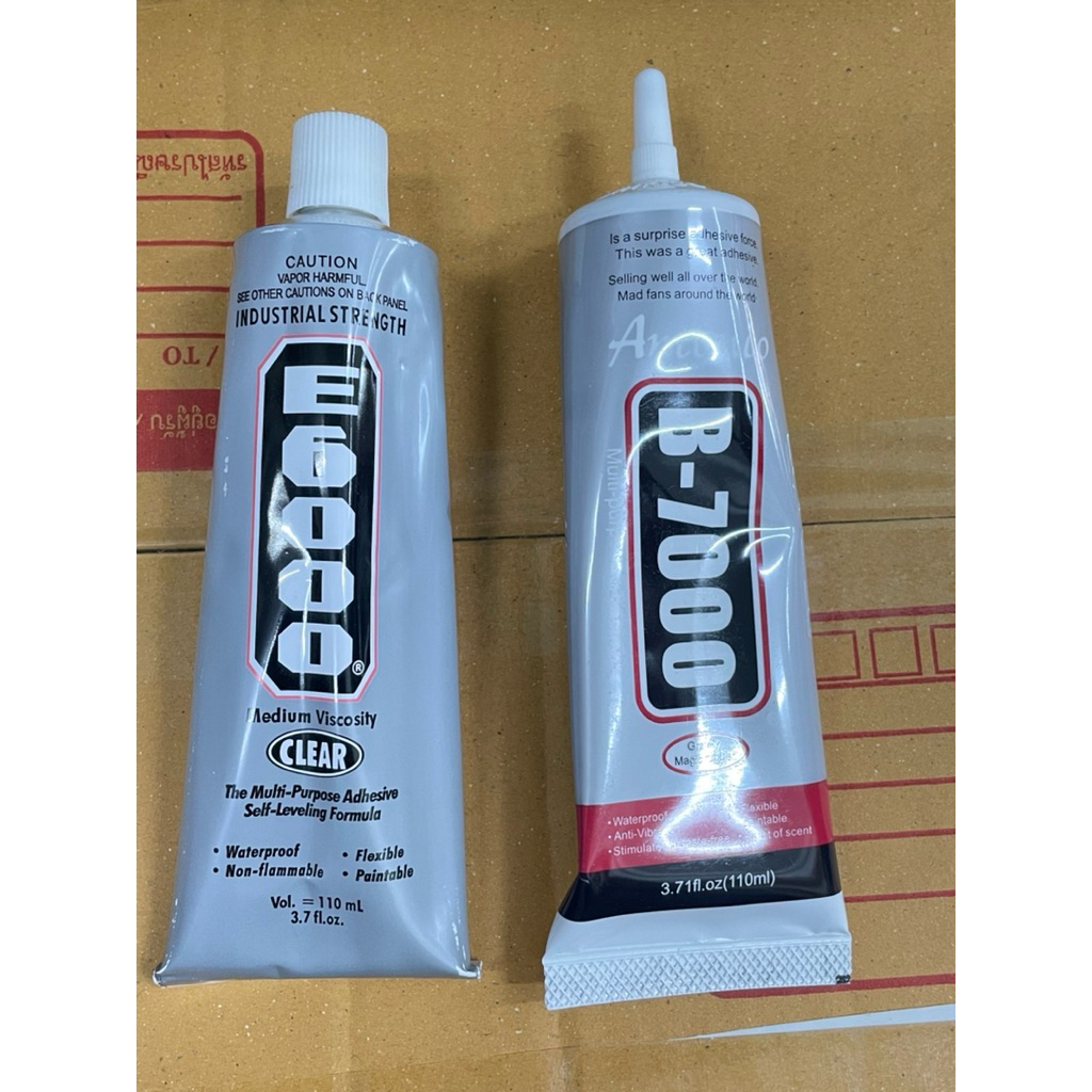 กาวติดเพชร เนื้อกาวใส หลอดเทาE6000 ไม่เป็นฝ้า ของแท้ ส่งไว หลอดใหญ่110ml