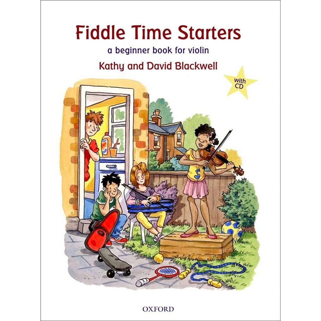 (Violin) Fiddle Time Starters, A beginner book for violin + CD (9780193365841)