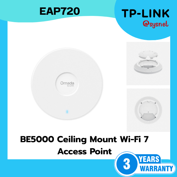 TP-Link EAP720 BE5000 Ceiling Mount Wi-Fi 7 Access Point