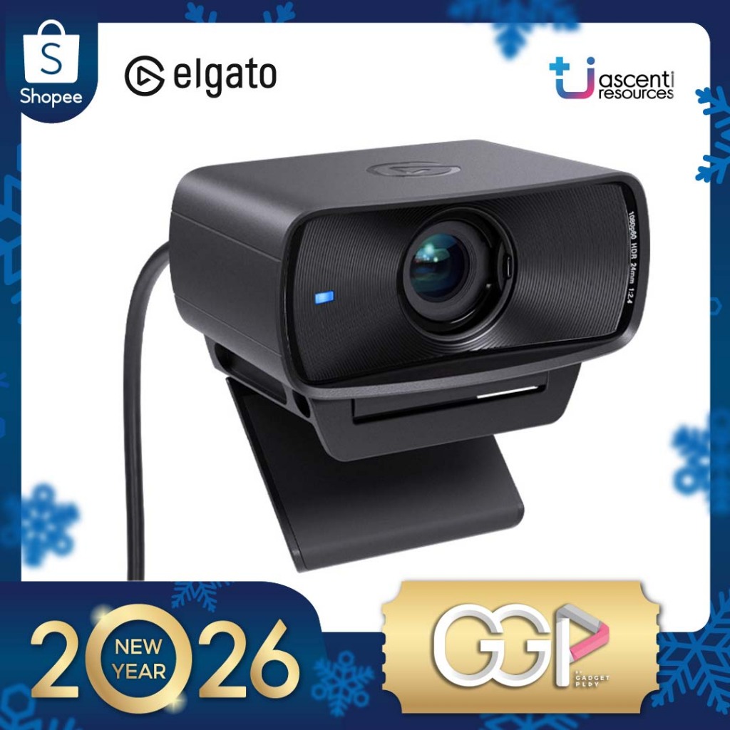 ELGATO FACECAM MK.2 1080p Webcam Full HD 60fps เว็ปแคม เหมาะสำหรับการสตรีมมิ่งและวิดีโอคอล [กรุงเทพฯ