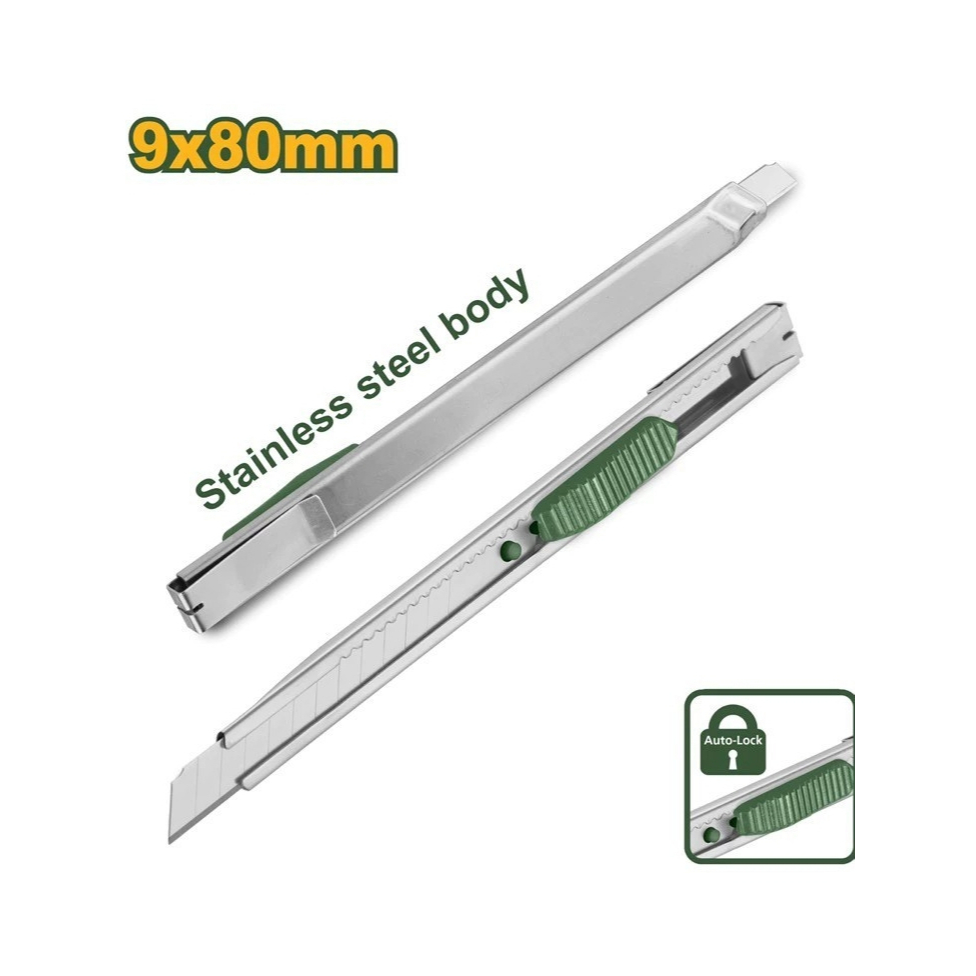 JADEVER มีดคัตเตอร์ 9x80mm รุ่น JDSK1509 / JDSK2909 (คิดจะซื้อ คิดถึงร้านเรา)