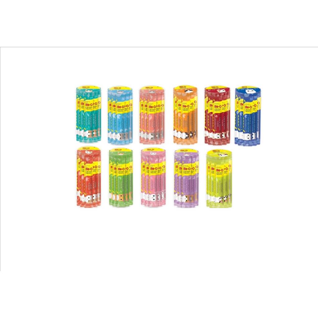 Me-O Creamy Treat มีโอ ครีมมี่ ทรีต ขนมแมวเลีย [กระปุก] 540g. (36ซอง/กระปุก)*โปรดอ่านรายละเอียดก่อนสั่งซื้อ