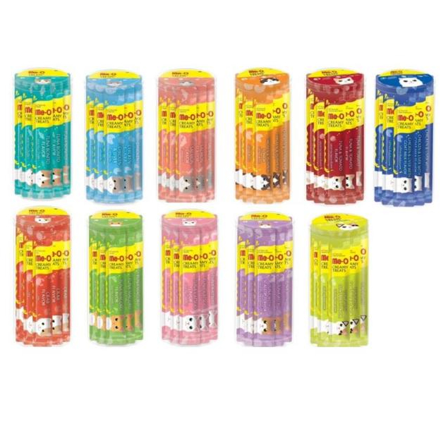 Me-O Creamy Treat มีโอ ครีมมี่ ทรีต ขนมแมวเลีย [กระปุก] 540g. (36ซอง/กระปุก)*โปรดอ่านรายละเอียดก่อนสั่งซื้อ