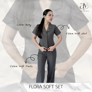 S001 / Flora soft set (ได้ทั้งเสื้อและกางเกง)