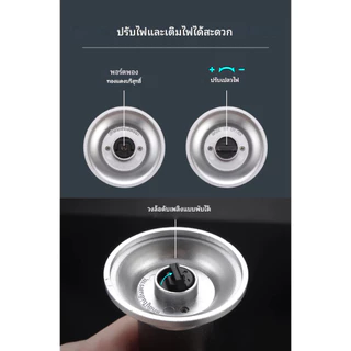 【ซื้อ 1 แถม 1】แบบพกพาตรงหมัดซิการ์สีฟ้าพ่นไฟปืนเชื่อม สำหรับ BBQ ปืนพ่นซิการ์แบบพกพา ปืนเชื่อม